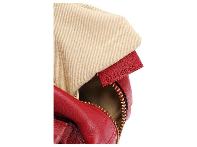 Chloé Borsa a tracolla 2-Way Paraty in pelle bordeaux - vista 18