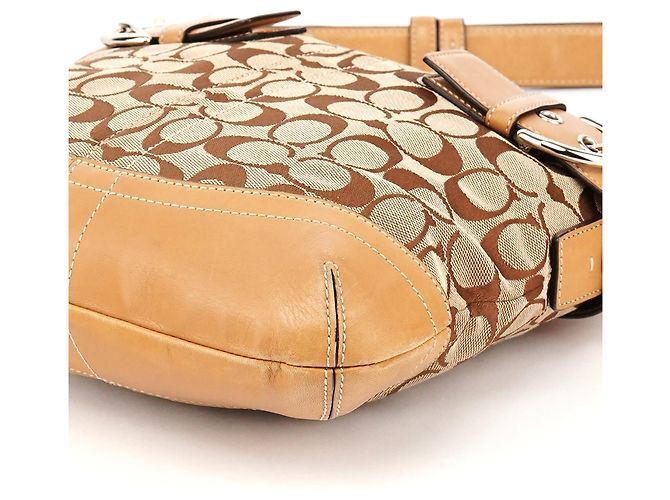 Coach F03574 Borsa 2-Way Soho Signature Beige Tan - vista 8