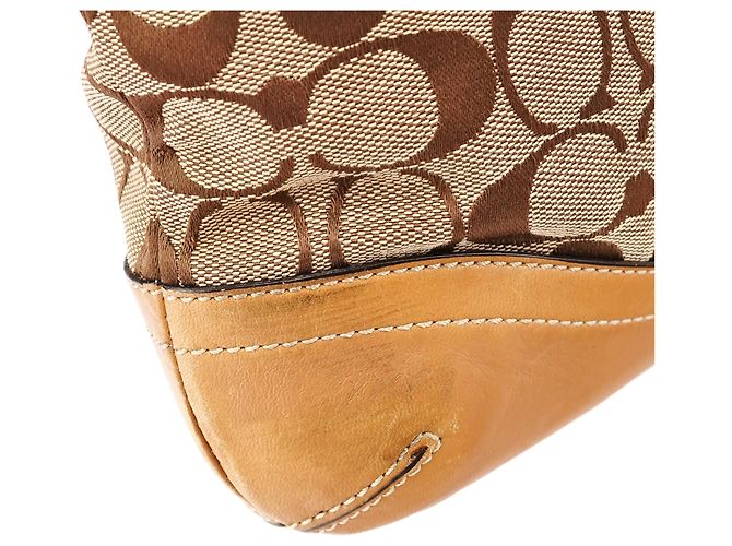 Coach F03574 Borsa 2-Way Soho Signature Beige Tan - vista 9