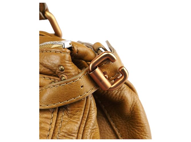 Chloé Borsa a tracolla Paddington in pelle camel - vista 10