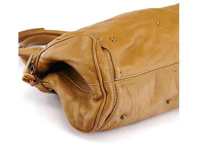 Chloé Borsa a tracolla Paddington in pelle camel - vista 11