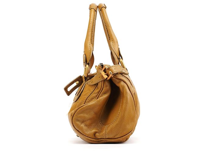 Chloé Borsa a tracolla Paddington in pelle camel - vista 2