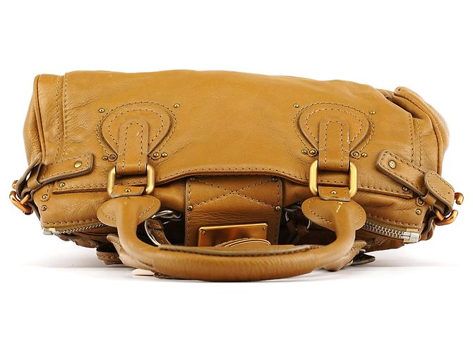 Chloé Borsa a tracolla Paddington in pelle camel - vista 4