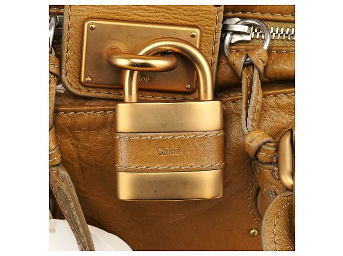 Chloé Borsa a tracolla Paddington in pelle camel - vista 7