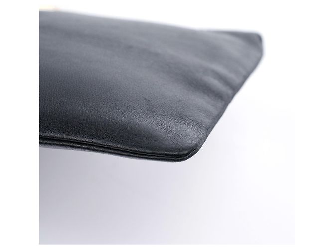Dolce & Gabbana Borsa a tracolla in pelle nera con catena - vista 10