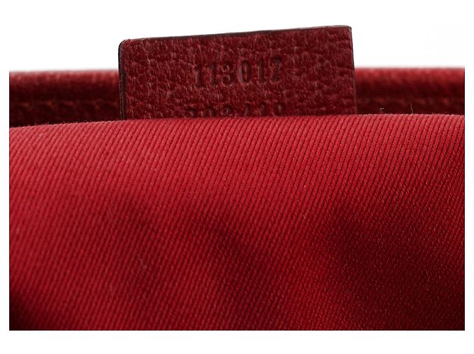 Gucci 113017 Borsa Tote GG Rossa - vista 12