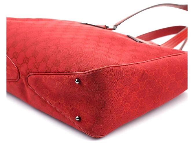 Gucci 113017 Borsa Tote GG Rossa - vista 5