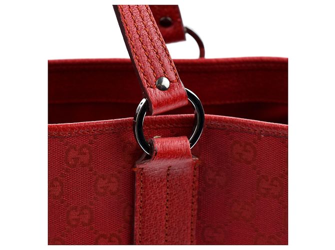 Gucci 113017 Borsa Tote GG Rossa - vista 7