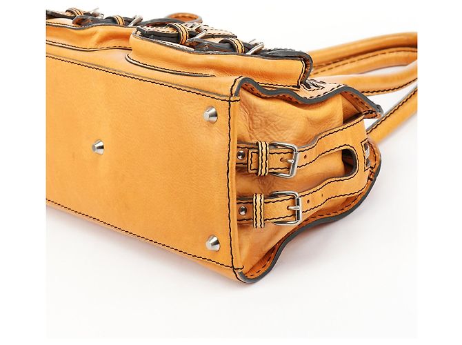 Chloé Borsa Tote Edith in pelle Tan - vista 12