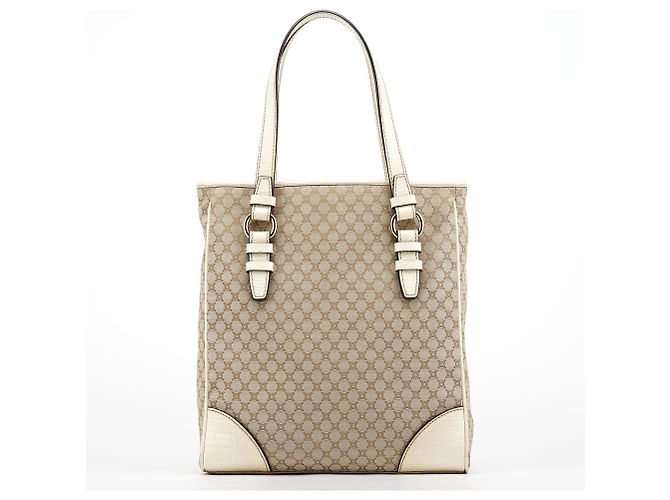 Céline Borsa Tote Monogram Beige White - vista 3