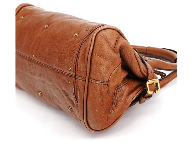 Chloé Borsa a tracolla Paddington in pelle marrone chiaro - vista 11