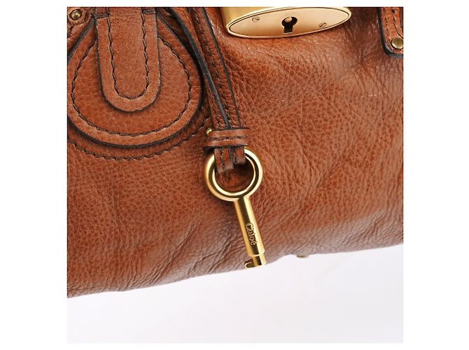 Chloé Borsa a tracolla Paddington in pelle marrone chiaro - vista 13