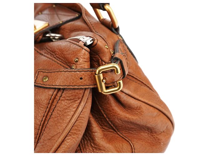 Chloé Borsa a tracolla Paddington in pelle marrone chiaro - vista 14