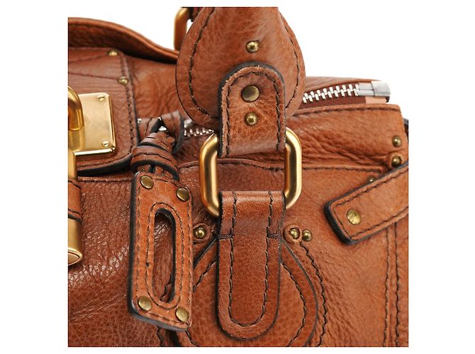 Chloé Borsa a tracolla Paddington in pelle marrone chiaro - vista 15
