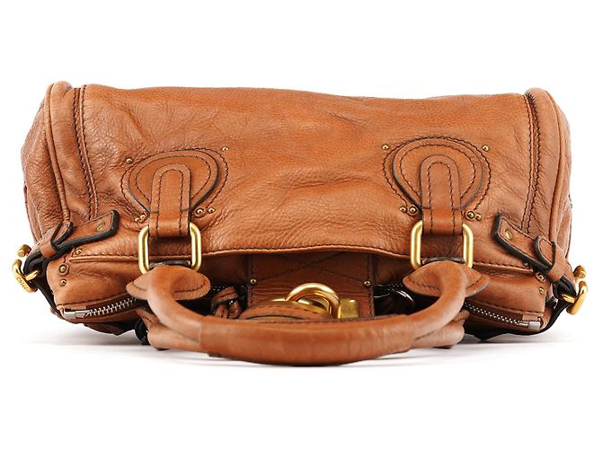 Chloé Borsa a tracolla Paddington in pelle marrone chiaro - vista 3