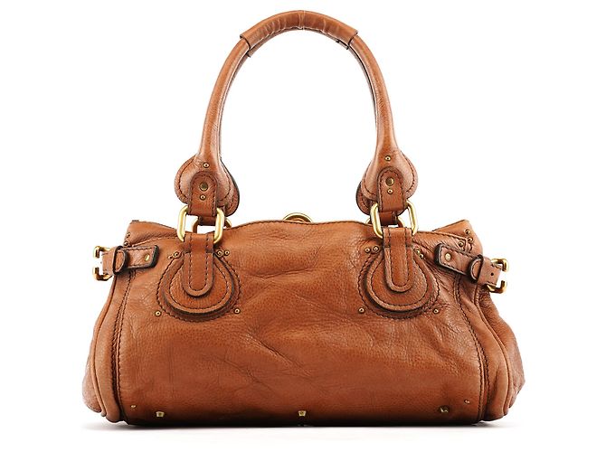 Chloé Borsa a tracolla Paddington in pelle marrone chiaro - vista 4