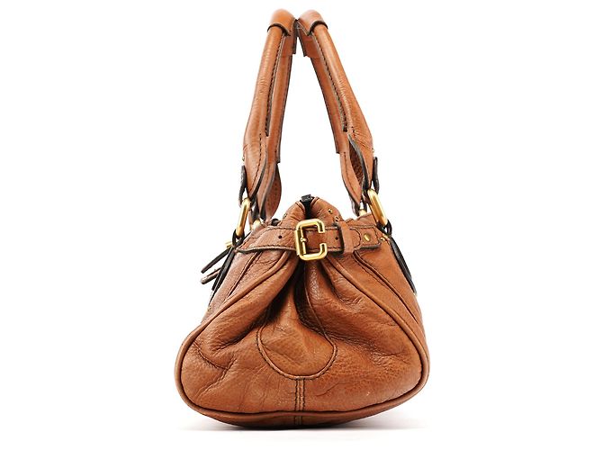 Chloé Borsa a tracolla Paddington in pelle marrone chiaro - vista 5