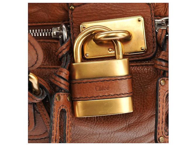 Chloé Borsa a tracolla Paddington in pelle marrone chiaro - vista 6