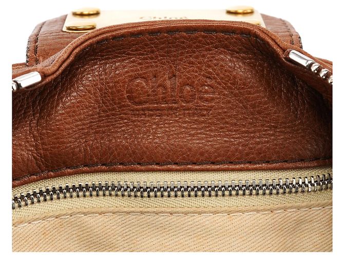 Chloé Borsa a tracolla Paddington in pelle marrone chiaro - vista 7