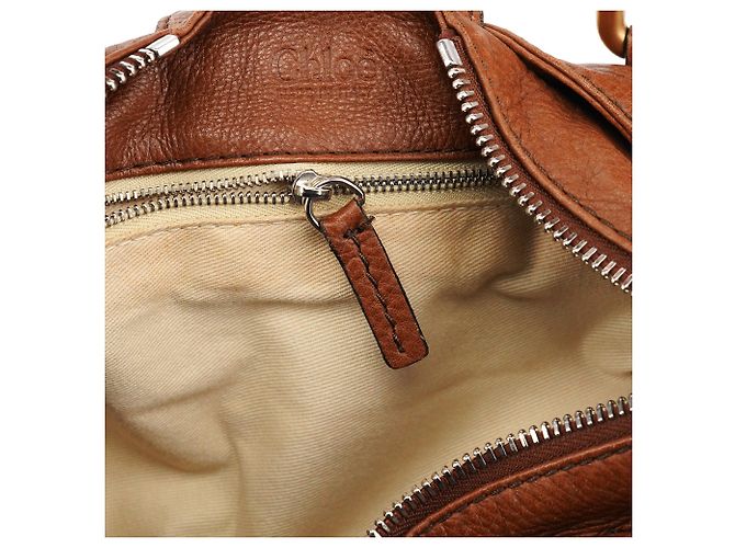 Chloé Borsa a tracolla Paddington in pelle marrone chiaro - vista 8
