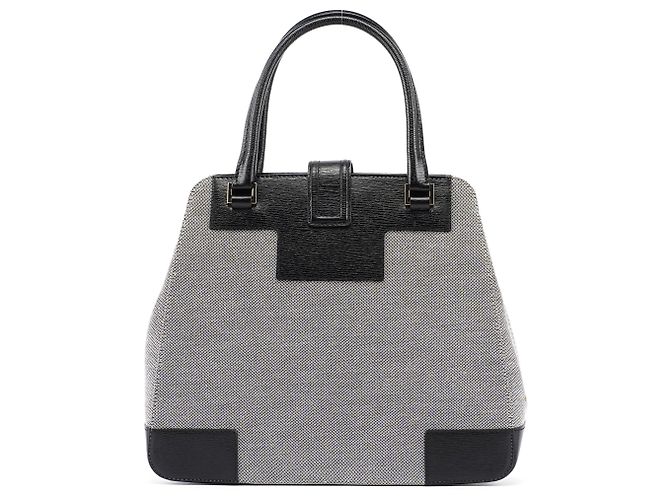 Gucci Beige Canvas Gold Square G Tote - Ansicht 3