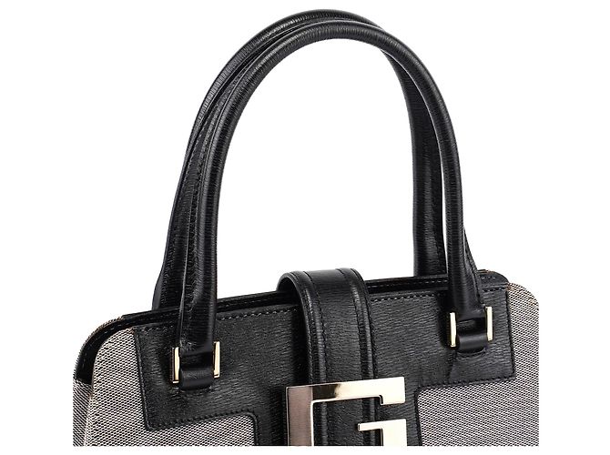 Gucci Beige Canvas Gold Square G Tote - Ansicht 7