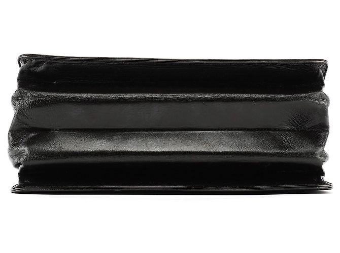 Prada mala de mão com pega superior e fivela em Vitello castanho escuro - vista 5