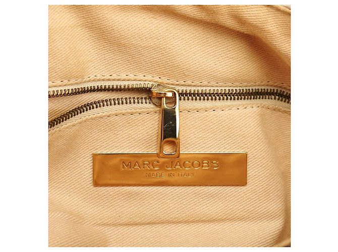 Marc Jacobs Borsa a tracolla Blake in pelle trapuntata avorio con tasche multiple - vista 14