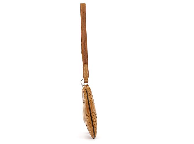 Prada Borsa a tracolla in pelle traforata Tan Spring 2000 - vista 2