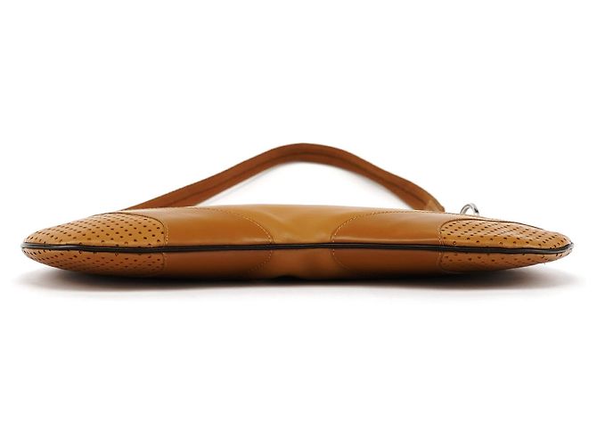 Prada Borsa a tracolla in pelle traforata Tan Spring 2000 - vista 4