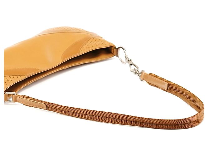 Prada Borsa a tracolla in pelle traforata Tan Spring 2000 - vista 9