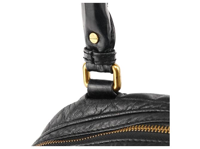 Marc by Marc Jacobs Borsa 2-Way Baby Aidan in pelle nera Twisted Q - vista 11