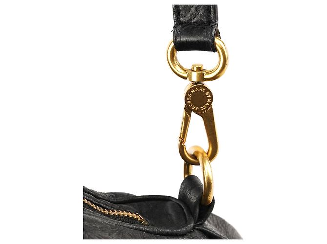 Marc by Marc Jacobs Borsa 2-Way Baby Aidan in pelle nera Twisted Q - vista 12