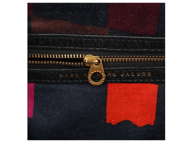 Marc by Marc Jacobs Borsa 2-Way Baby Aidan in pelle nera Twisted Q - vista 14