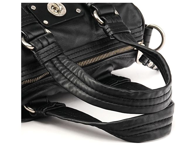 Marc by Marc Jacobs Borsa 2-Way Totally Turnlock in pelle nera - vista 10