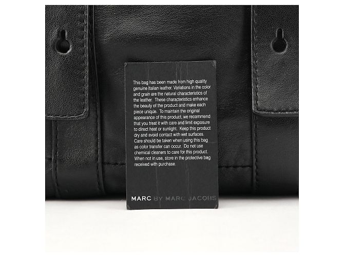 Marc by Marc Jacobs Borsa 2-Way Totally Turnlock in pelle nera - vista 12