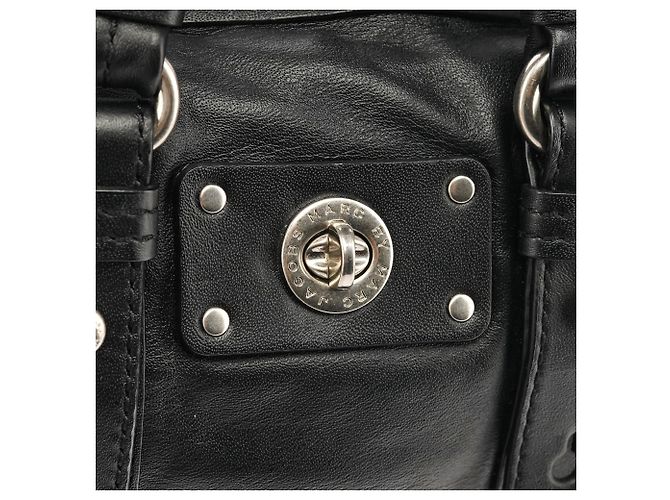 Marc by Marc Jacobs Borsa 2-Way Totally Turnlock in pelle nera - vista 6