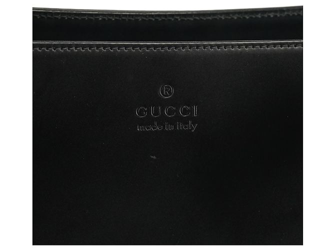 Gucci 001 3300 Borsa a tracolla in pelle nera - vista 5