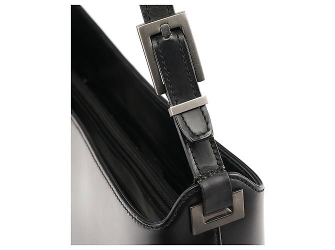 Gucci 001 3300 Borsa a tracolla in pelle nera - vista 6