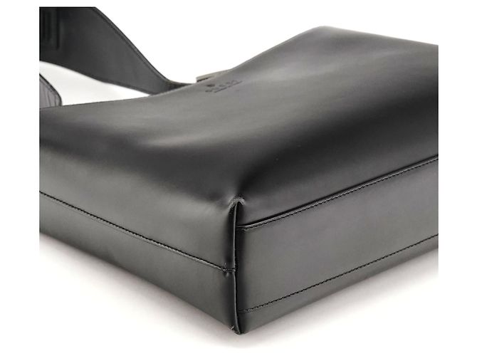 Gucci 001 3300 Borsa a tracolla in pelle nera - vista 7