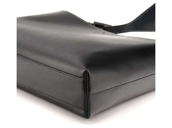 Gucci 001 3300 Borsa a tracolla in pelle nera - vista 8