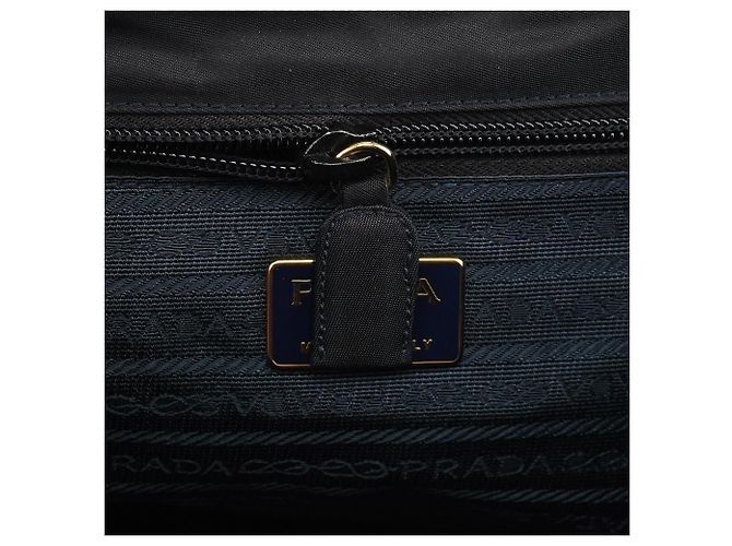 Prada Borsa con manico Navy Gold Tessuto Metallo - vista 12
