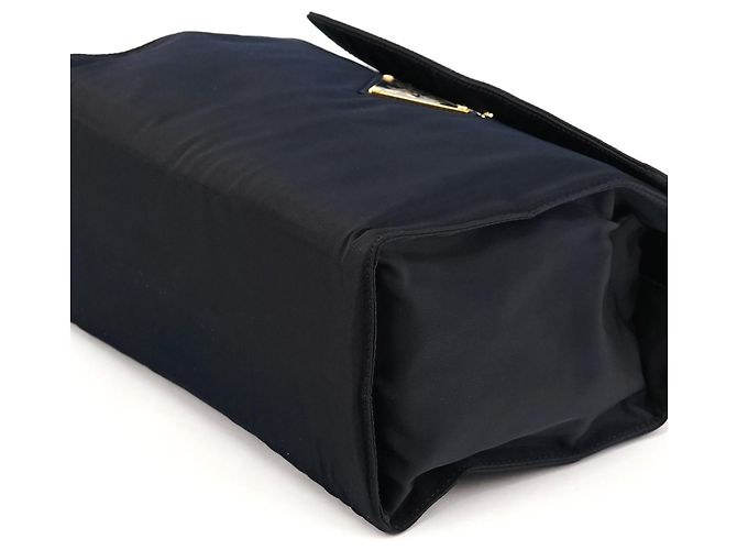 Prada Borsa con manico Navy Gold Tessuto Metallo - vista 8