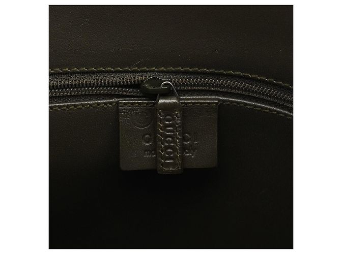Gucci 002 1099 Borsa Tote in Raso Khaki - vista 12