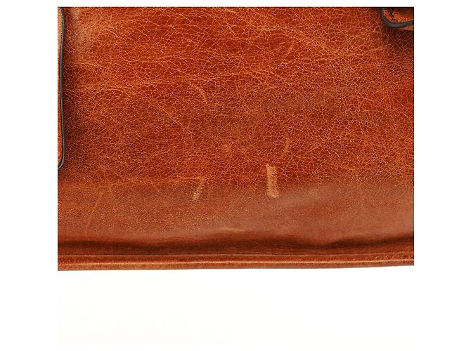 Chloé Borsa Bay 2-Way in pelle marrone - vista 12