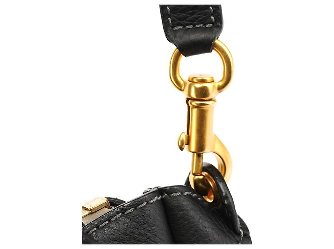 Chloé Borsa Marcie 2-Way in pelle nera - vista 13