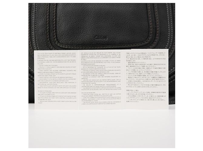 Chloé Borsa Marcie 2-Way in pelle nera - vista 15