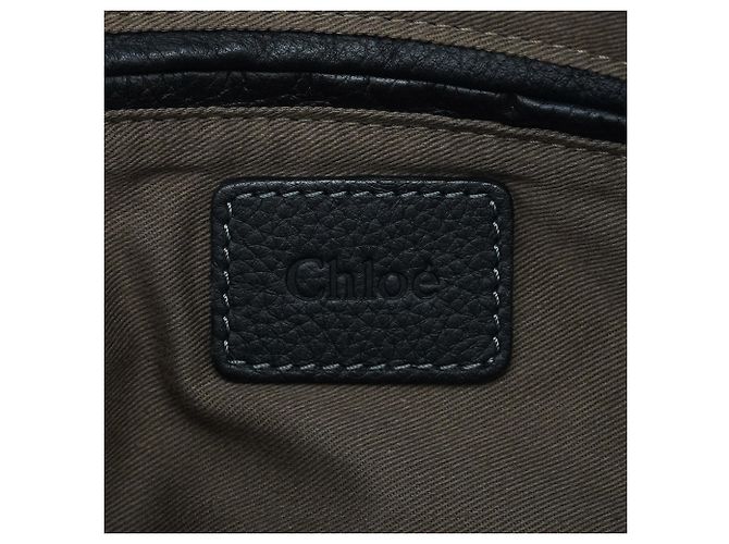 Chloé Borsa Marcie 2-Way in pelle nera - vista 16