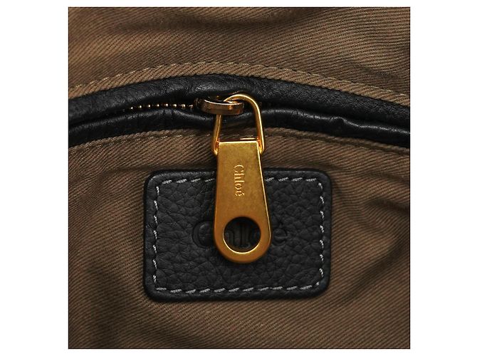 Chloé Borsa Marcie 2-Way in pelle nera - vista 17
