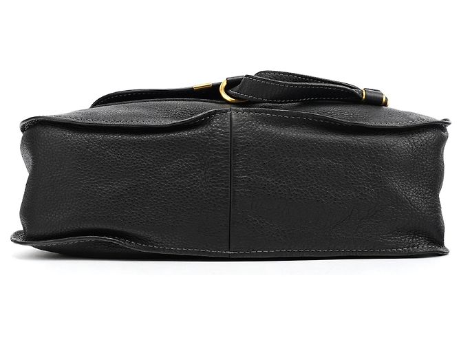 Chloé Borsa Marcie 2-Way in pelle nera - vista 5